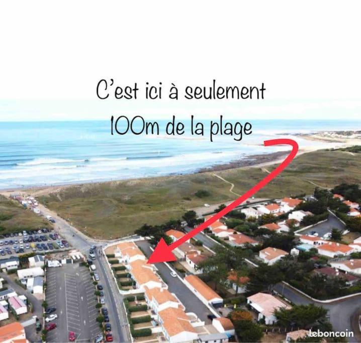 Charmante Maison De Plage Brétignolles-sur-Mer Exterior foto